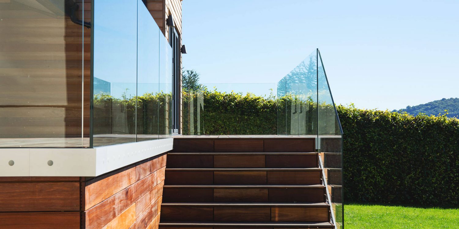 external glass balustrade
