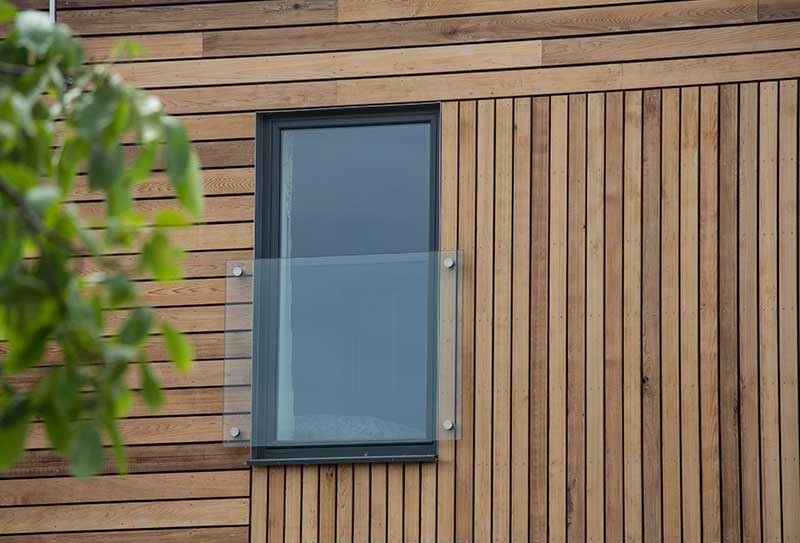 A juliet balcony installated with low cost
