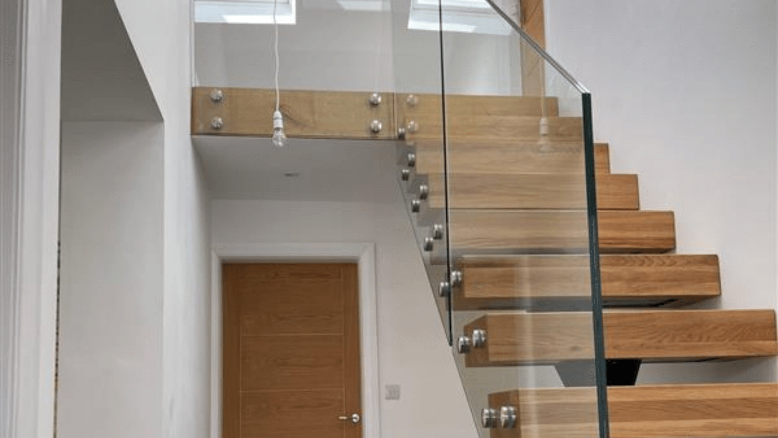 glass staircase a glass staircase